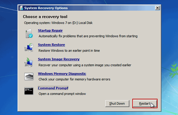reboot computer normally