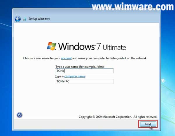 factory reset windows 7 without disk