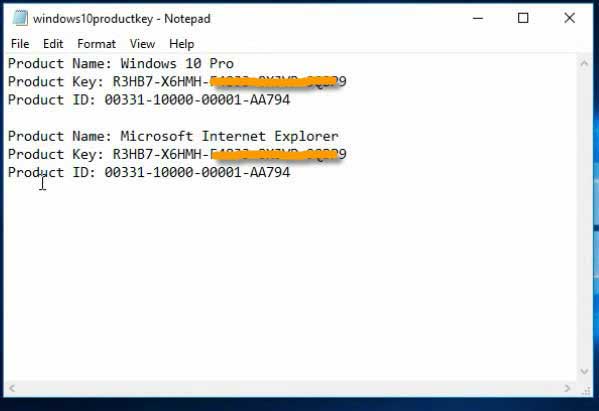 Findrecover Windows 10 Product Key From Hp Laptop Computer