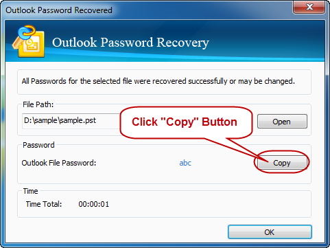 Successfully recover Outlook password