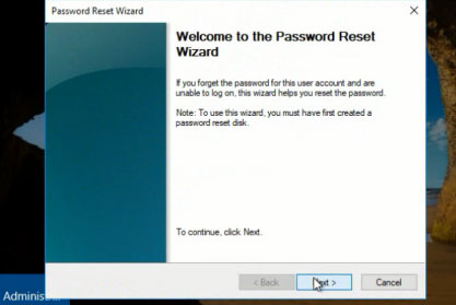 insert password key