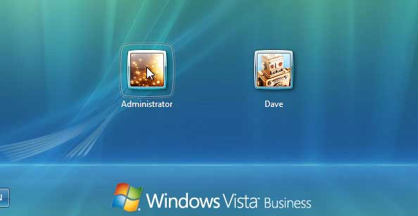 log on built-in administrator