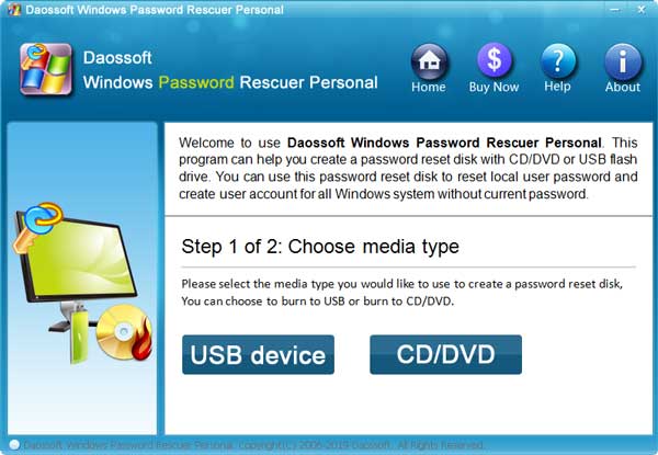 close command window and sign in with new password