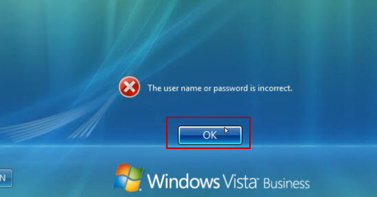 windows vista ultimate forgot password