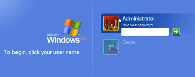 forgot windows xp professional administrator password