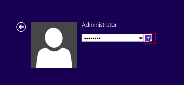 login with a working admin account