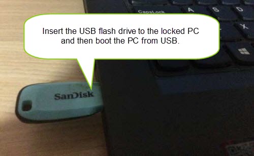 boot toshiba laptop from the USB drive